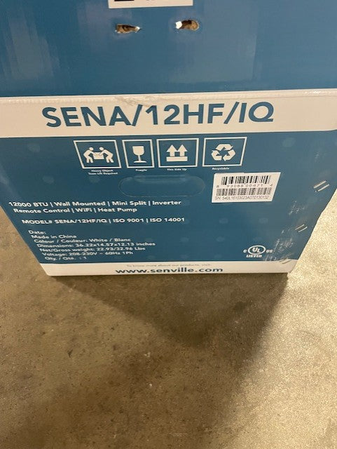 SENA 18000 BTU Mini Split Air Conditioner-Heat Pump (new)