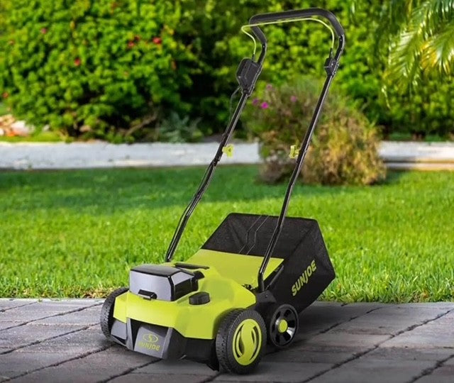 Sun Joe Cordless Scarifier + Dethatcher