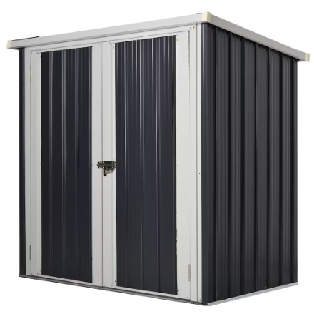 Outsunny 5 ft. x 3 ft. Garden Storage Shed Metal Tool House