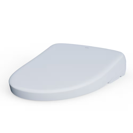 TOTO S7A WASHLET Elongated Front Closed Toilet Seat with Slow Close Contemporary Lid in White