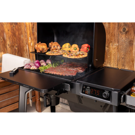 Traeger Woodridge Wi-Fi Pellet Grill and Smoker in Black