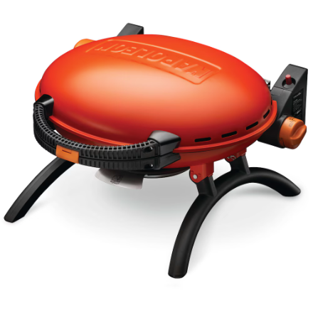 Napoleon TravelQ 1165 1-Burner Portable Propane BBQ Grill in Orange