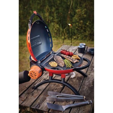 Napoleon TravelQ 1165 1-Burner Portable Propane BBQ Grill in Orange