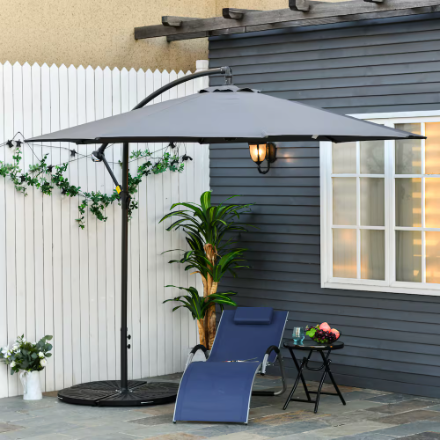 Outsunny 10ft Garden Parasol Umbrella