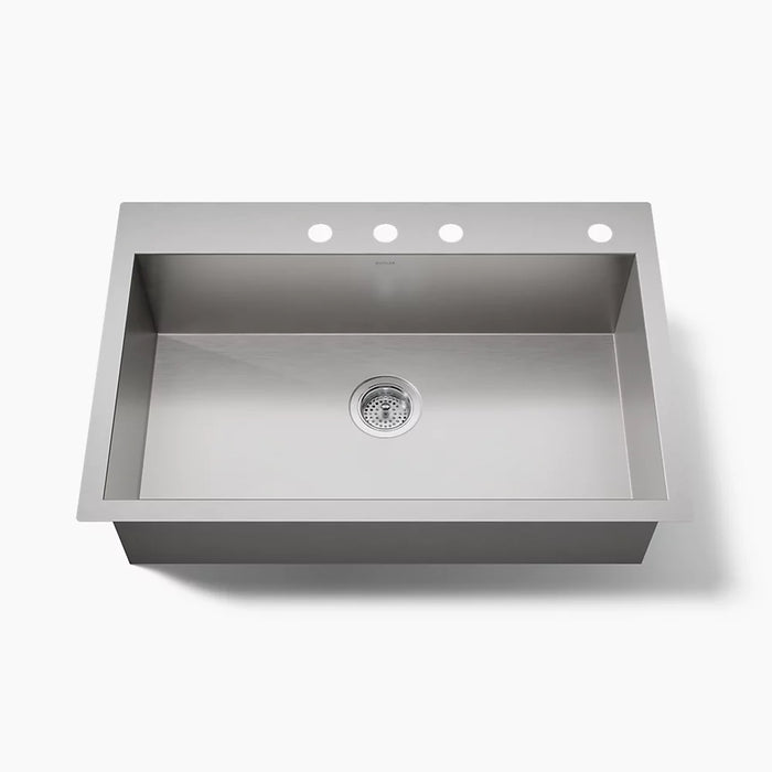Kohler Vault 33" Top-Mount/Undermount Stainless Steel Kitchen Sink (New)