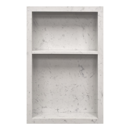 Modamo 15-inch x 24-inch Carrara Shower Niche