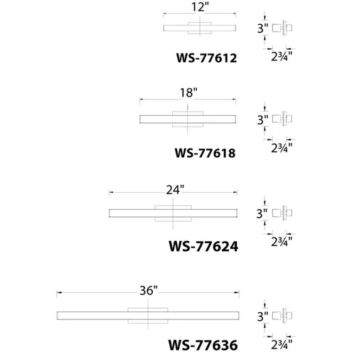 Wac Lighting - Brink - 24 Inch 20.5W 1 LED Bath Vanity Light