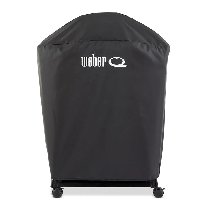 Weber 30-in Premium Weather-Resistant Gas BBQ Grill & Cart Cover for Q 2800N+ with Hook-and-Loop Straps (New)