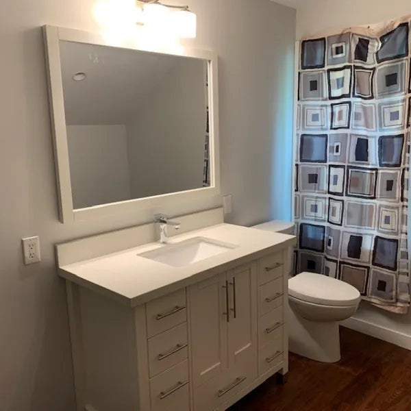 Orca Supply Matte White Bathroom Mirror (New)