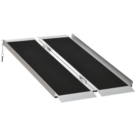 HOMCOM 4ft Aluminum Portable Wheelchair Ramp (New)