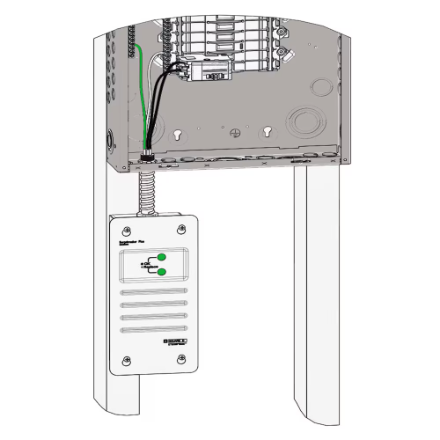 Whole Home Surge protection Device for Coaxial, Telephone & 20/240VAC, 80 kA, 1 phase, 3 wire