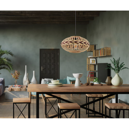 Wood Pendant Light