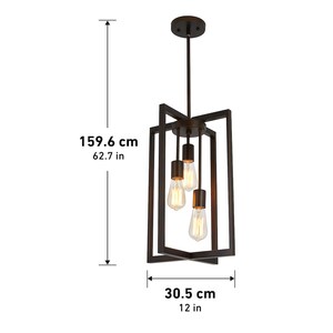 Bronze Modern Industrial Chandelier