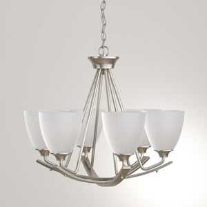 6-Light Candle-Style Chandelier