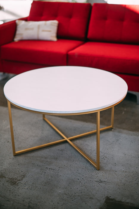 White Marble Design Coffee Table