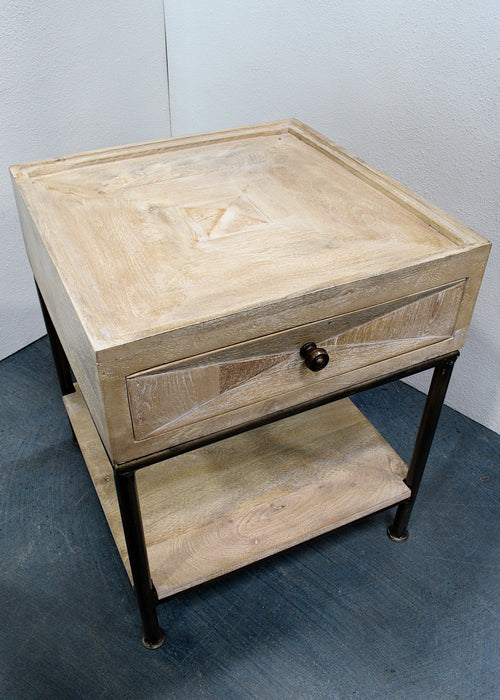 Wood End Table