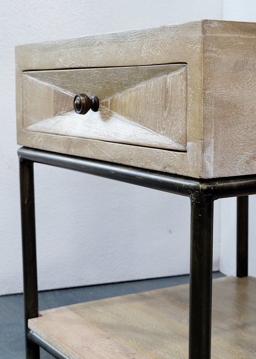 Wood End Table