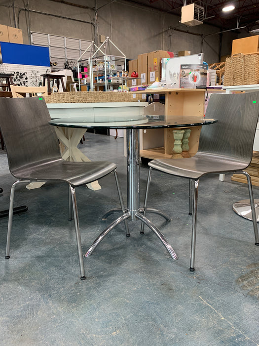 Glass Top Bistro Table