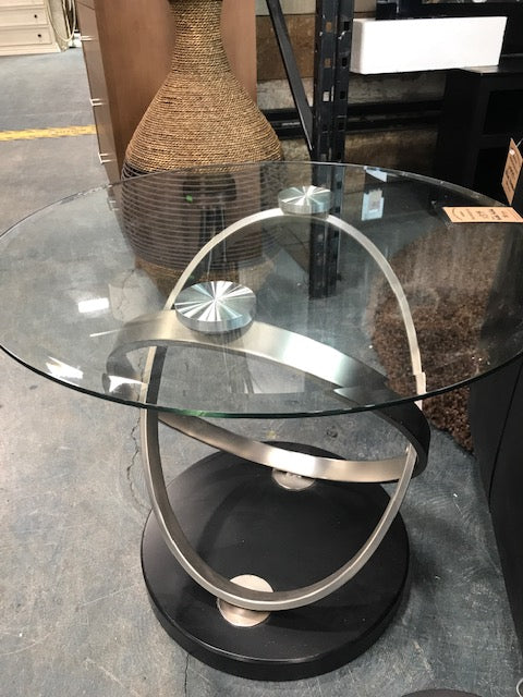 Glass Side Table