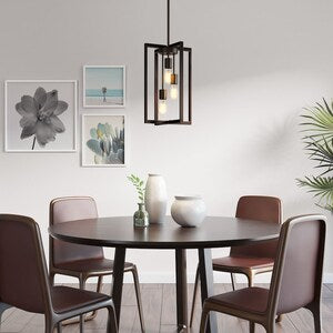 Bronze Modern Industrial Chandelier