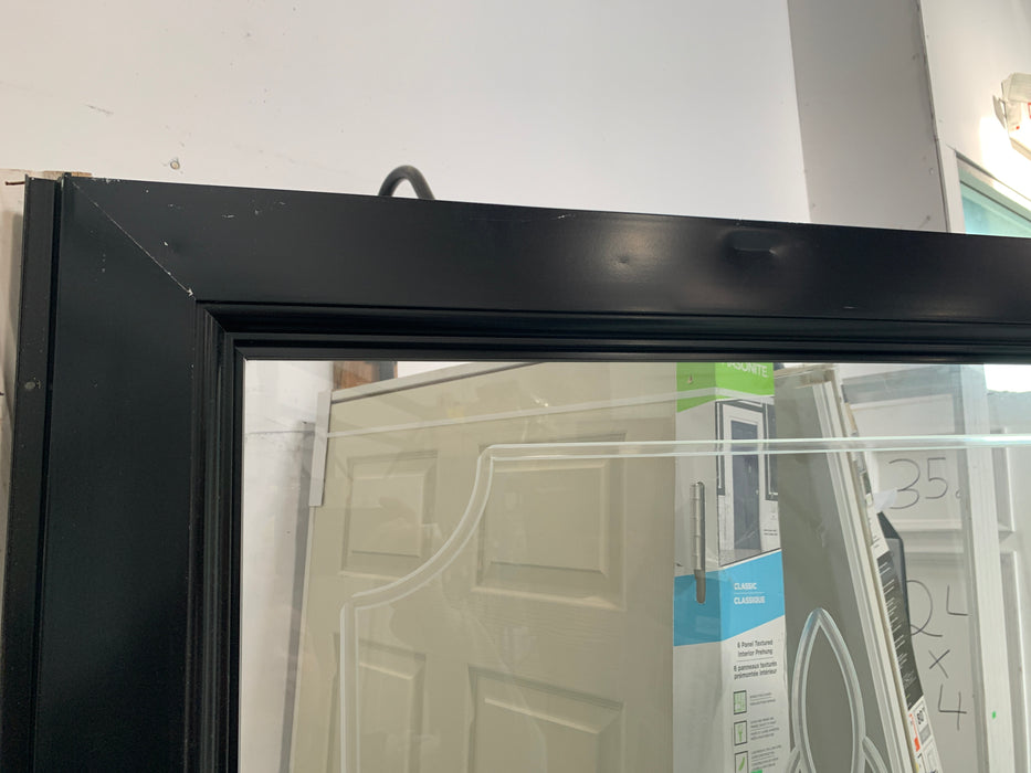 Etched Glass Storm Door