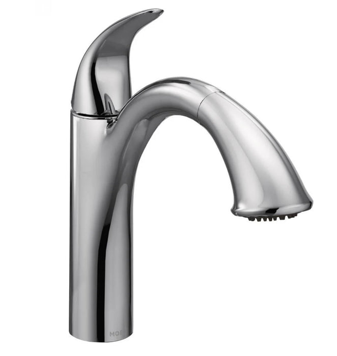 Chrome Pullout Kitchen Faucet