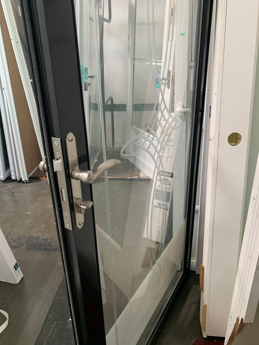 Etched Glass Storm Door