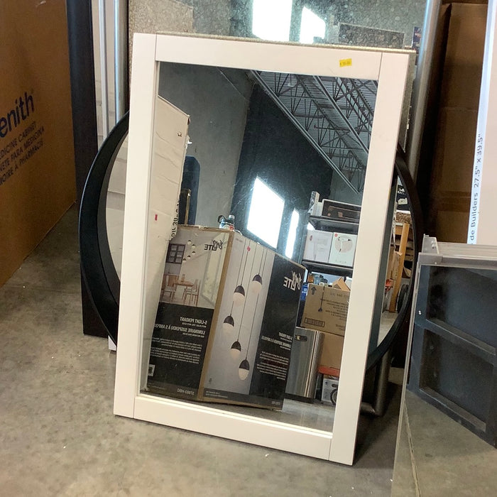 White Wood Frame Wall Mirror — Habitat for Humanity Greater Vancouver