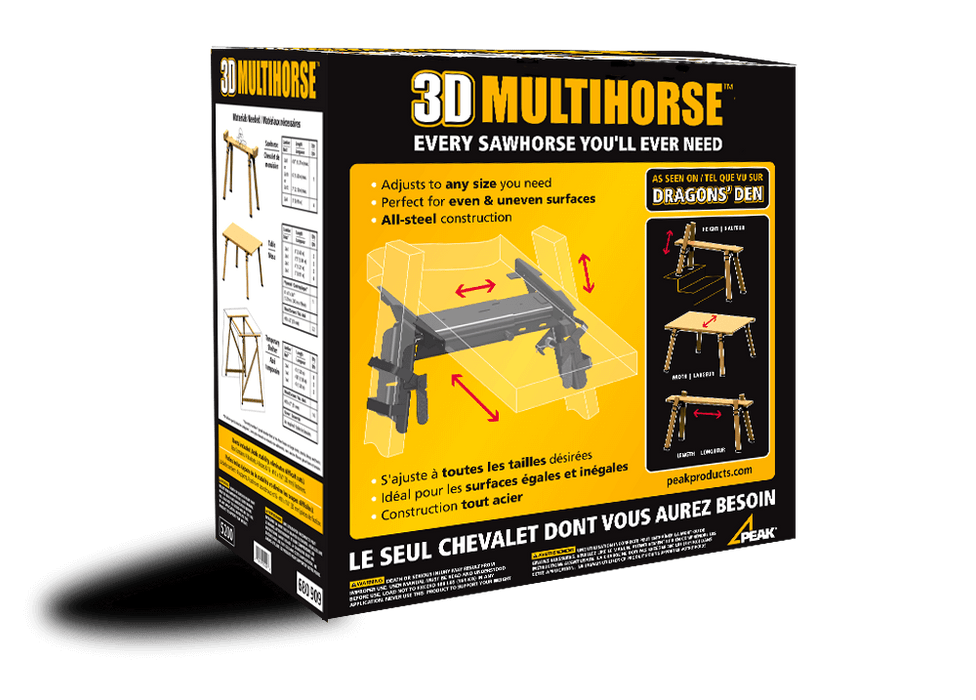3D Multi-Horse Sawhorse Bracket