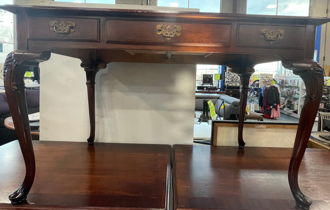 Wood Desk with Curved Legs — Habitat for Humanity Greater Vancouver