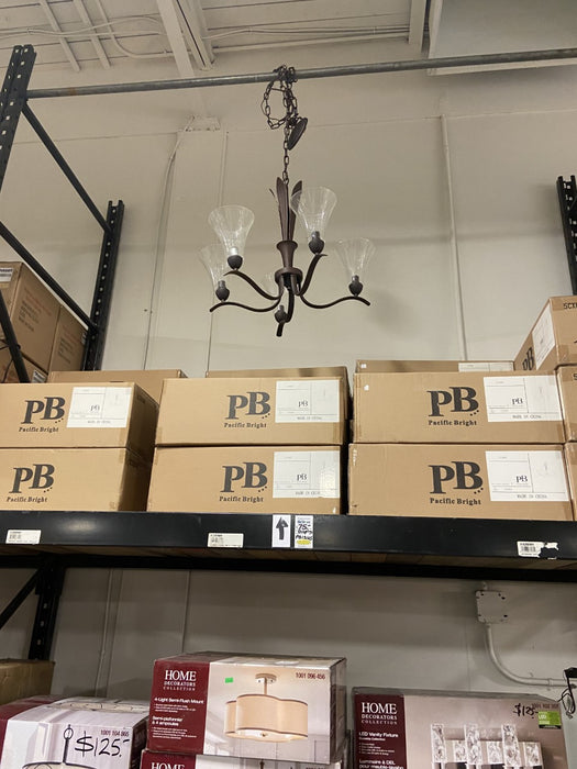 Rustic 5-Light Chandelier – Farmhouse Style Lighting (new)