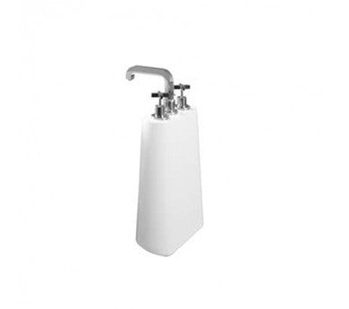 White Glossy Faucet Stand
